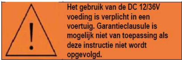 POLAROID TVLED24HD - Als de tv voor auto's worden gebruikt: - 1