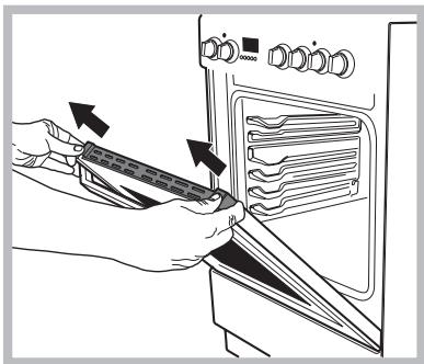 INDESIT I6V6C1A.H(W)/FR - Démontage et remontage de la porte du four : - 4