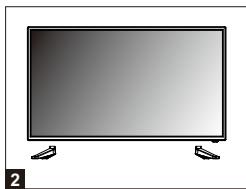 RADIOLA RAD-LD40100K - - Demontage du socle - 2