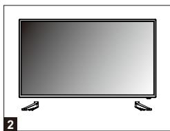 RADIOLA RAD-LD40100K - Disassembly of the stand - 2