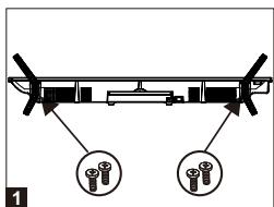 RADIOLA RAD-LD40100K - Disassembly of the stand - 1