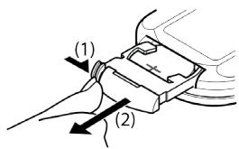 BOOST LIGHT70 - INSTALLING THE BATTERIES IN THE REMOTE CONTROL - 1