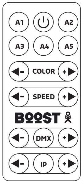 BOOST LIGHT70 - UTILISATION DE LA TÉLECOMMANDE - 1