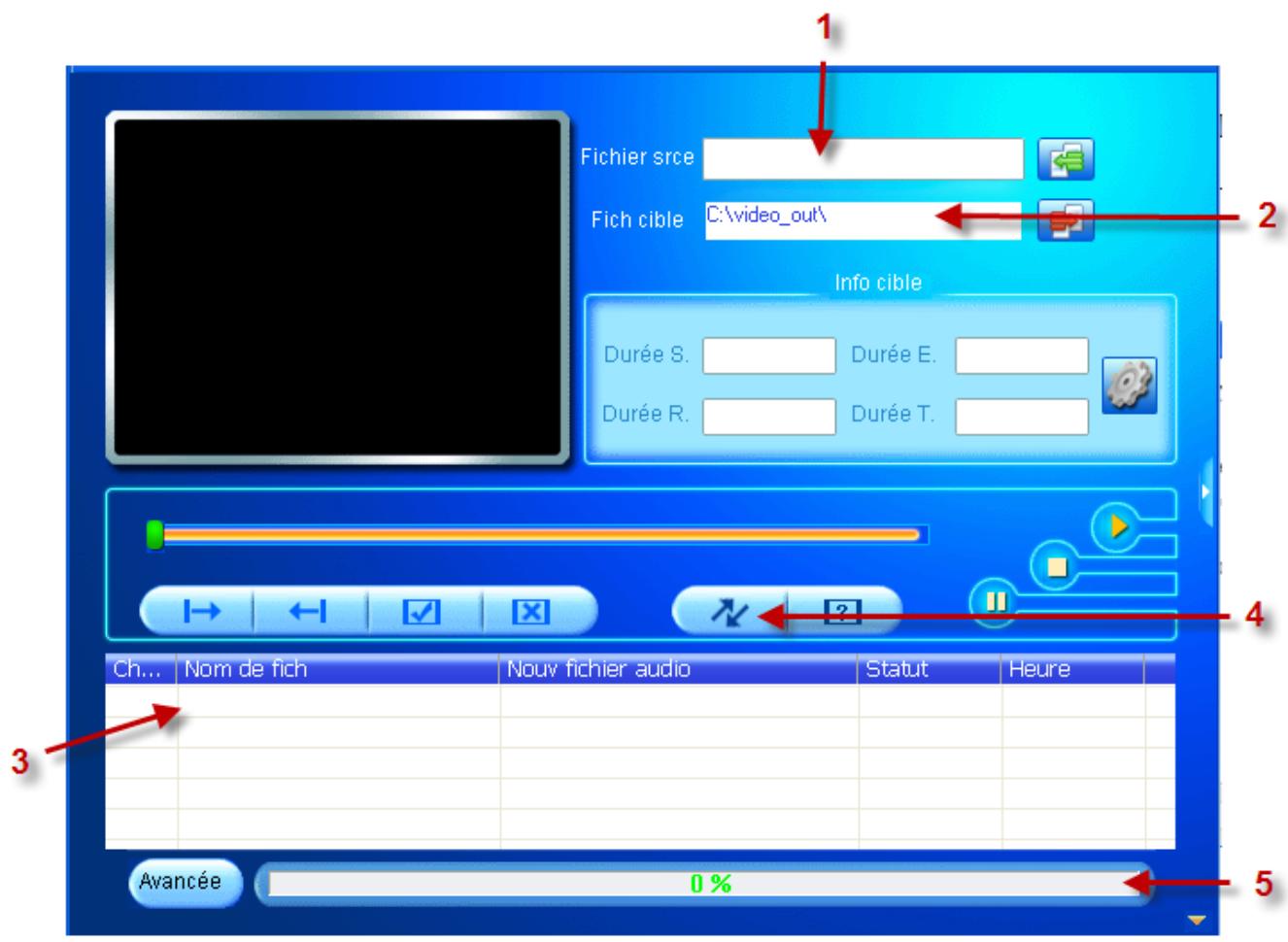 D-JIX M439 WOM - Conversion des videos : - 2