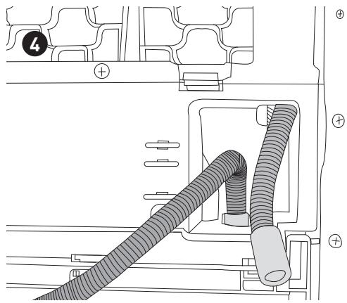 BELLAVITA DHP 8 A++ W205T2 - Raccord du tuyau de vidange de l'eau - 4