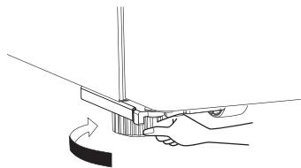 VALBERG 4D 421 A+ DX180C - Het toestel waterpasplaatsen - 1