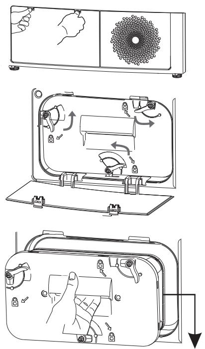 SAMANA DHP 9 A++ W566C - Limpieza del filtró de la base - 1