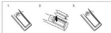 BOOST KARAOKE UHF - INSTALLATION DES PILES - 1