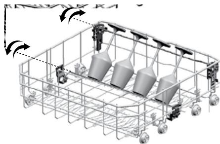 VALBERG 13S47 A+ X205T - Support Verres à pied rétractable - 1