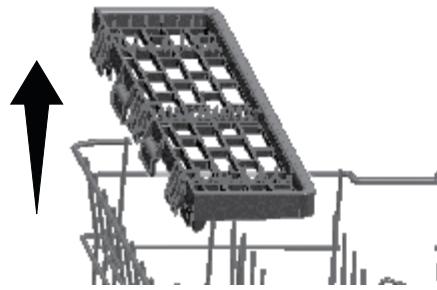 VALBERG 13S47 A+ X205T - Support multifonction du panier supérieur - 2