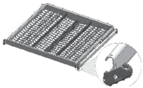 VALBERG 13S47 A+ X205T - Panier à couverts supérieur - 1