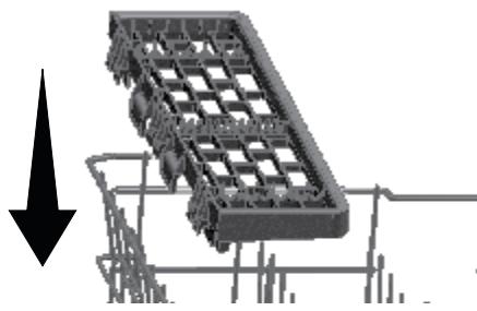 VALBERG 13S47 A+ X205T - Support multifonction du panier supérieur - 3