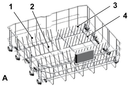 VALBERG 13S47 A+ X205T - Tiges rétractables du panier inférieur - 1