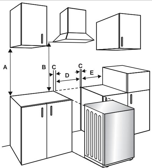 WALTHAM WTCI 56 K - Installation de la cuisineire - 1