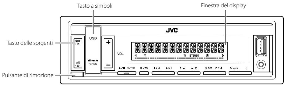 JVC KD-X262 - Frontalino - 1