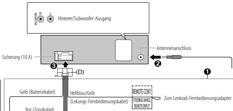 JVC KD-X262 - Verdrahtungsanschluss - 2