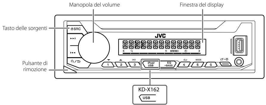 JVC KD-X262 - Frontalino - 1