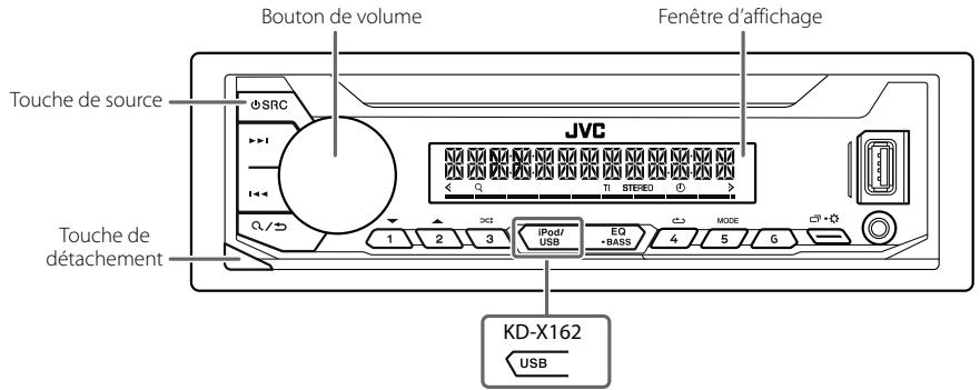 JVC KD-X262 - Façade - 1