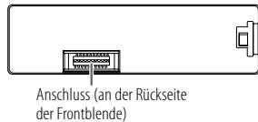 JVC KD-X262 - Reinigung des Steckverbinders - 1