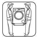 BELLAVITA WM 912 A+++ W701T - RISQUE D'INCENDIE ET D'EXPLOSION   Risque de chute et de blessure - 1