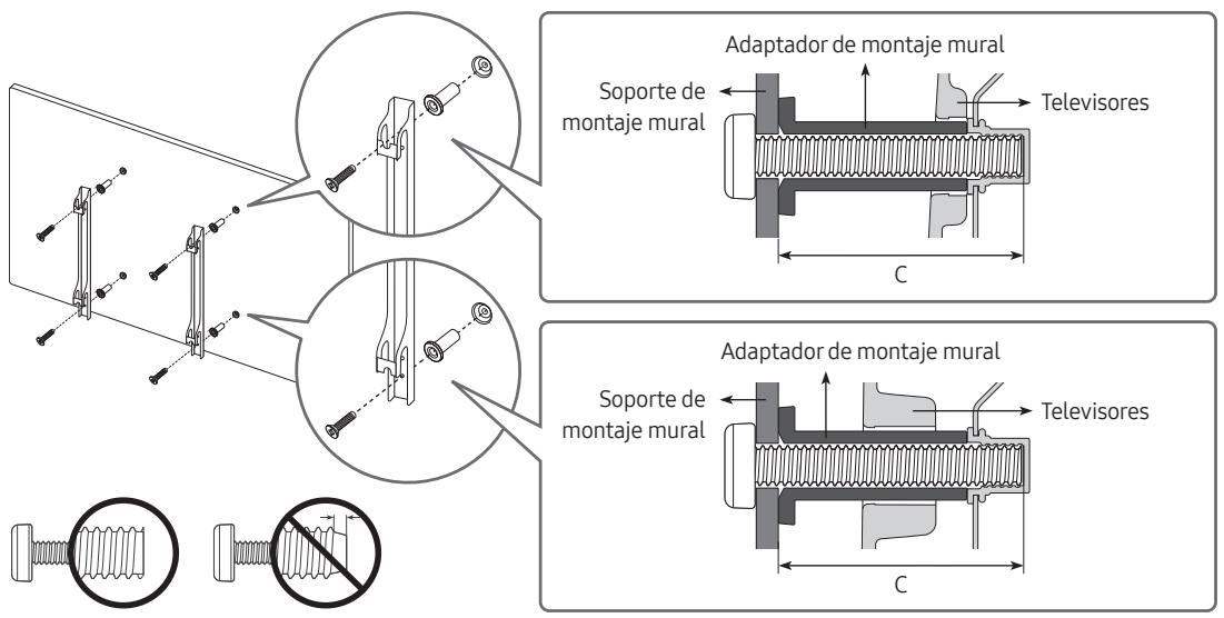 SAMSUNG QE65Q60RAT - Instalación del televisor en una pared - 2