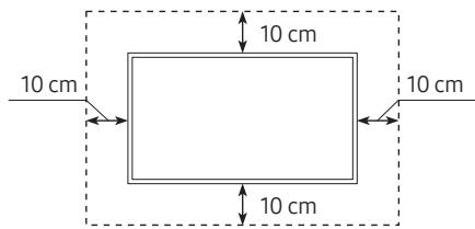 SAMSUNG QE65Q60RAT - Television ilmankierron takaaminen - 2