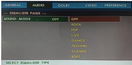 THOMSON THC385 - EQUALIZER SETUP PAGE - 1