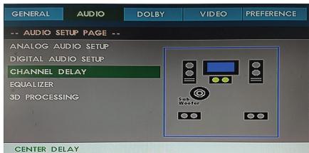 THOMSON THC385 - CHANNEL DELAY SETUP PAGE - 1