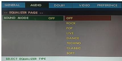 THOMSON THC385 - EQUALIZER SETUP PAGE - 1
