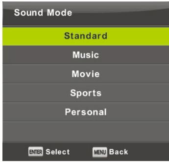 POLAROID TQLED32PR - Modalità audio - 1