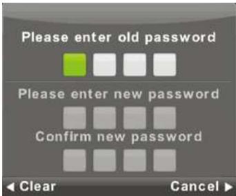 SAMANA SA32001HD - Einstellen des Passwords - 1
