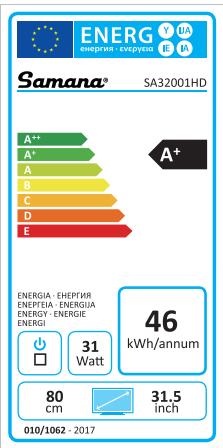 SAMANA SA32001HD - ZUBEHOr: - 1