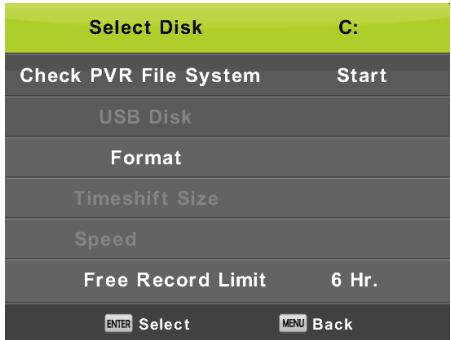 SAMANA SA32001HD - PVR File System - 1
