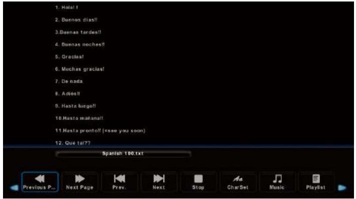 SAMANA SA32001HD - Textmenu - 2