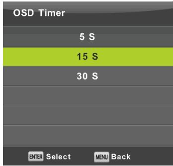 SAMANA SA32001HD - Menüanzeigedauer - 1