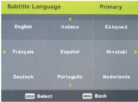 SAMANA SA32001HD - Langue des sous-titres - 1