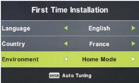 SAMANA SA32001HD - Country selection - 1