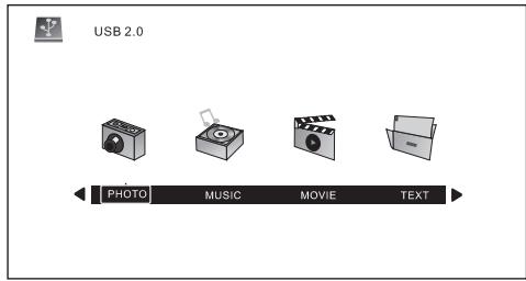 POLAROID TVLED39HD - Menu USB - 1