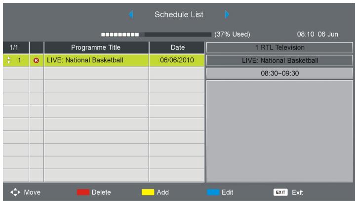 RADIOLA RAD-LD55100K UHD - Schedule List - 1