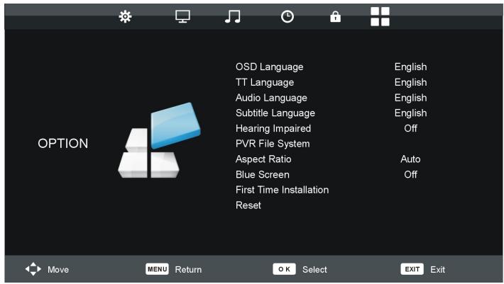 RADIOLA RAD-LD55100K UHD - OPTIONS - 1