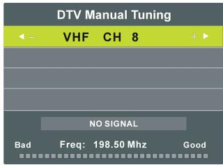 RADIOLA RAD-LD55100K UHD - DTV Manual Tuning - 1