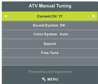 RADIOLA RAD-LD55100K UHD - ATV Manual Tuning - 1
