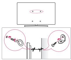 LG 43UK6300PLB - Fixation du téléviseur au mur - 1