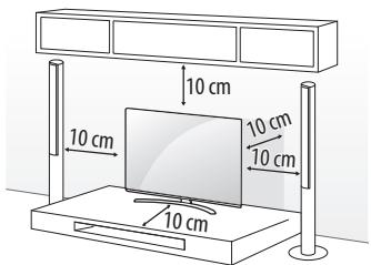 LG 43UK6300PLB - Installation sur une table - 1