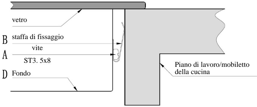CANDY CIS 633 MCTT - Regolazione della posizione della staffa - 2