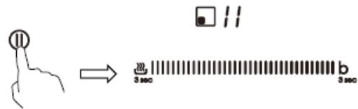 CANDY CIS 633 MCTT - Uso de la funciona de停下. - 1