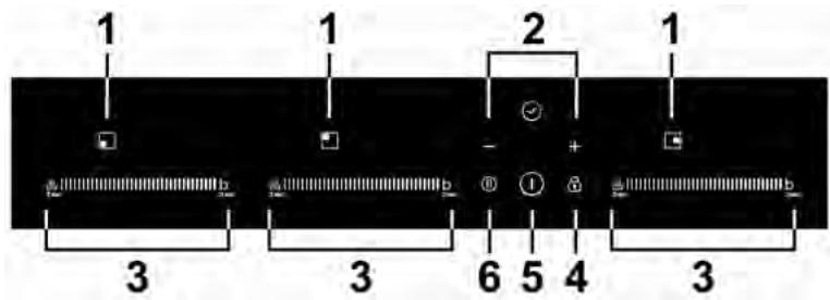 CANDY CIS 633 MCTT - Panel sterowania - 1