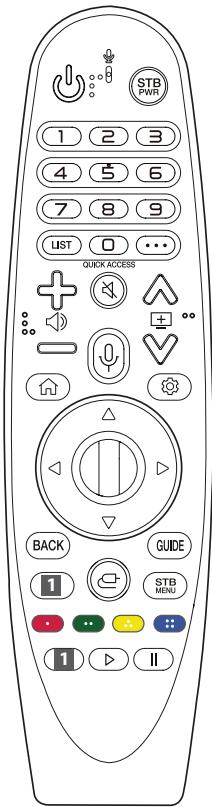 LG 49UM7100 - Utilisation de la Magic Remote - 2
