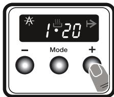 DAEWOO KBE-U6RC - Ajuste de tiempo de advertencia sonora - 5