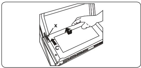 DAEWOO KBE-U6RC - Removal of the Inner Glass - 3